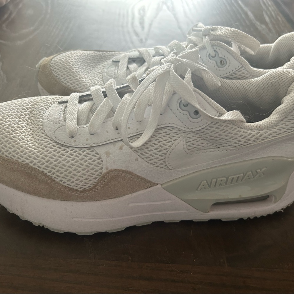 Nike Air Max White Athletic Shoes